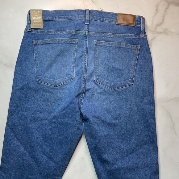 NWT Madewell High-Rise Skinny Jeans Button-Front - Picture 7 of 8